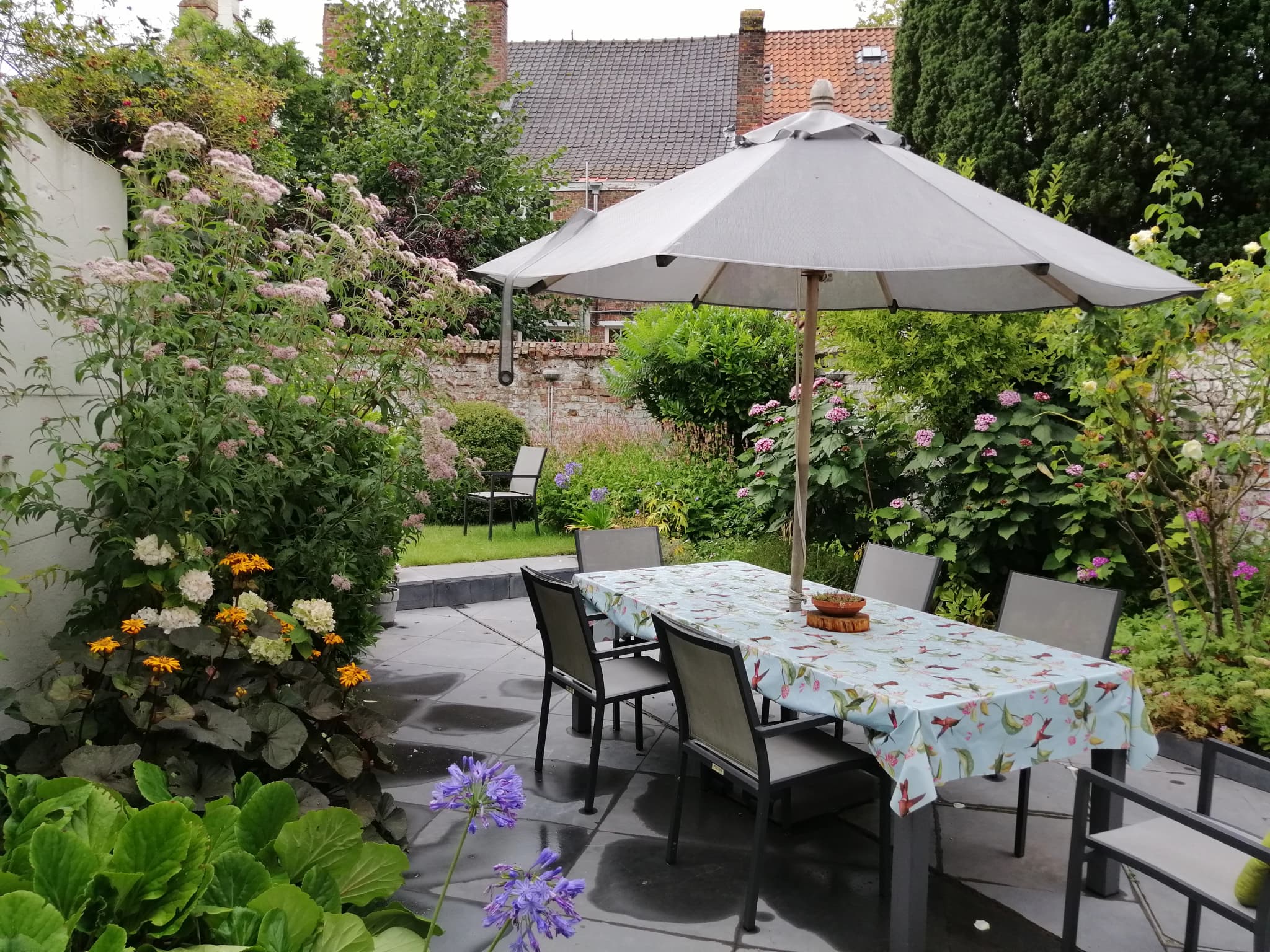 Chinese Garden kamer bij Huis Willaeys B&B Brugge