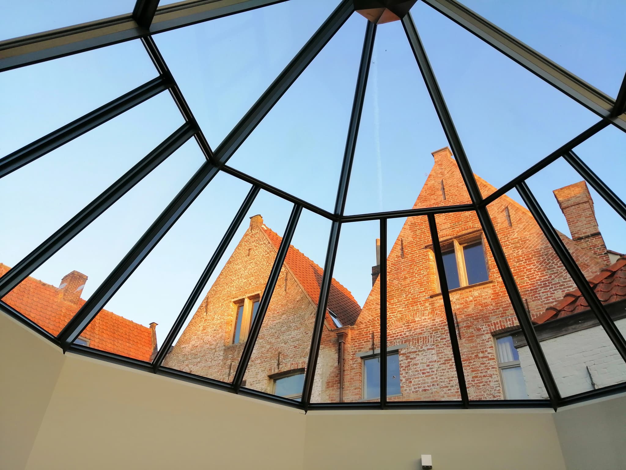 Huis Willaeys B&B Brugge - Keuken met dakterras